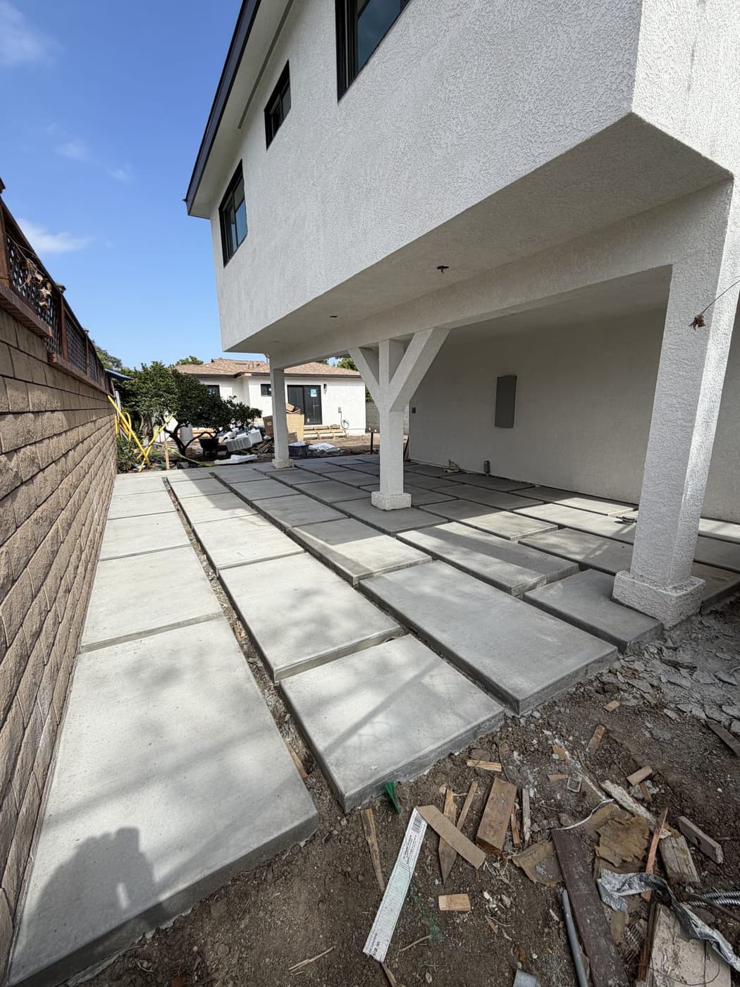 Covered Patio Slabs